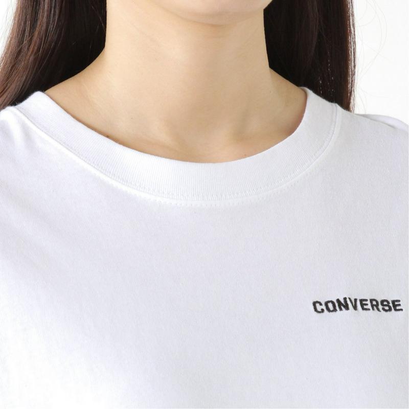 【コンバース】天竺ワンポイント刺繍長袖Ｔシャツ【Ｍ～３Ｌ】（コンバース/CONVERSE）