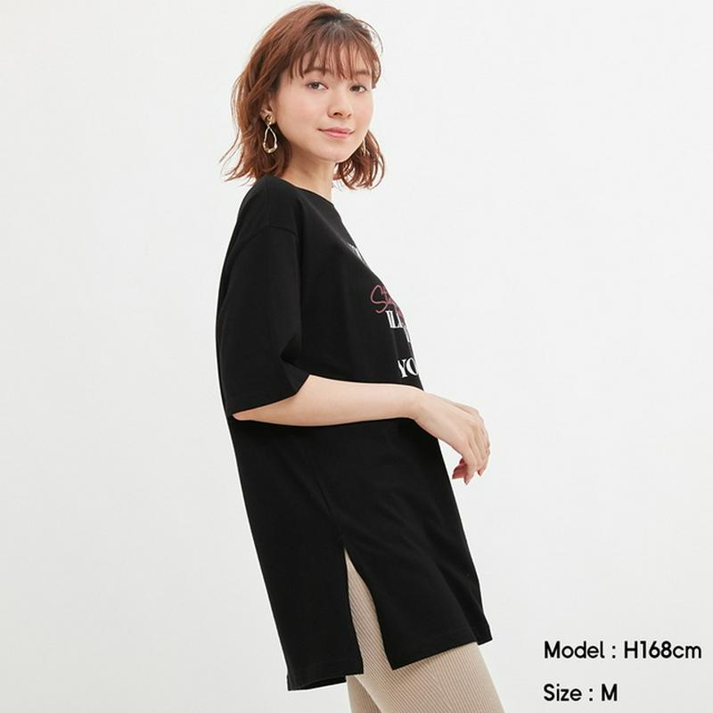 グラフィックチュニックT(5分袖)B+X