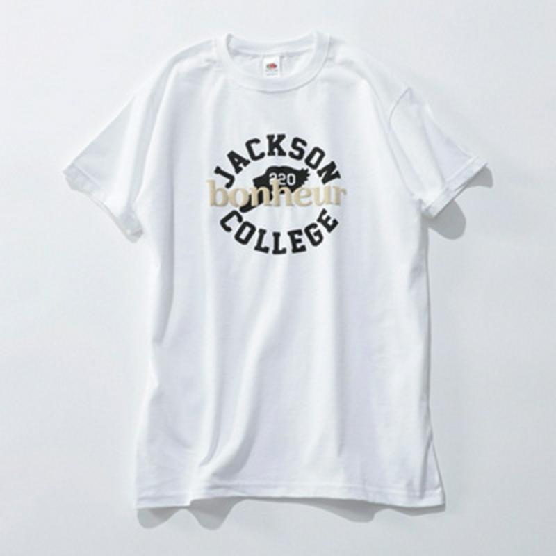 FRUIT OF THE LOOM　コラボレーション　カレッジプリントTシャツ