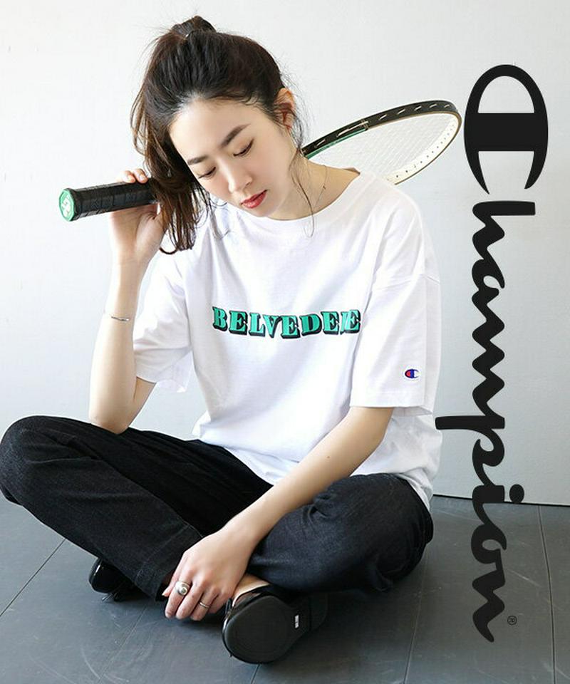 Tシャツ M/L ゆるくラフに着こなす、ロゴTシャツ レディース トップス カットソー 半袖 五分袖 大きいサイズ オーバーサイ