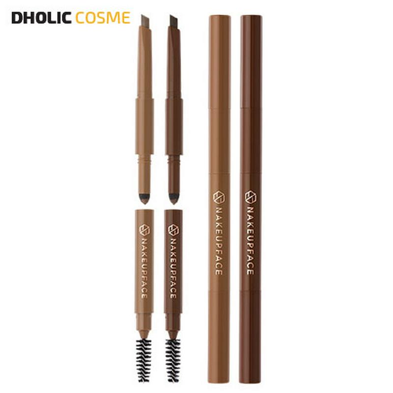 [ネイクアップフェイス]3IN1エンボブロウ4.4g・06855 コスメ【cosme】【NAKEUPFACE NAKEUP FACE ネイクアップフェイス アイブロウ アイブロー ペンシル パウダー ブラシ アイブロウペンシル 眉毛 韓国 韓国コスメ】【B2C】【MAKEUP】【C限】