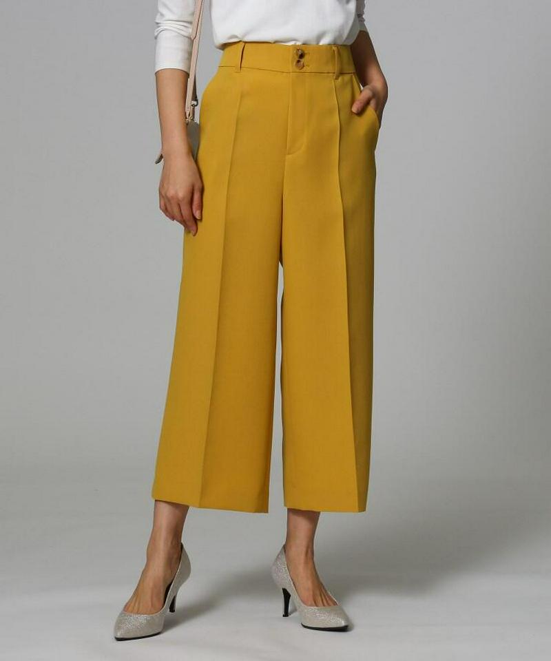 クロスワイドクロップドパンツ