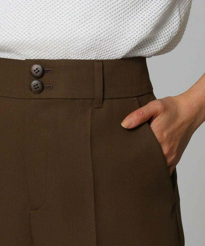 クロスワイドクロップドパンツ