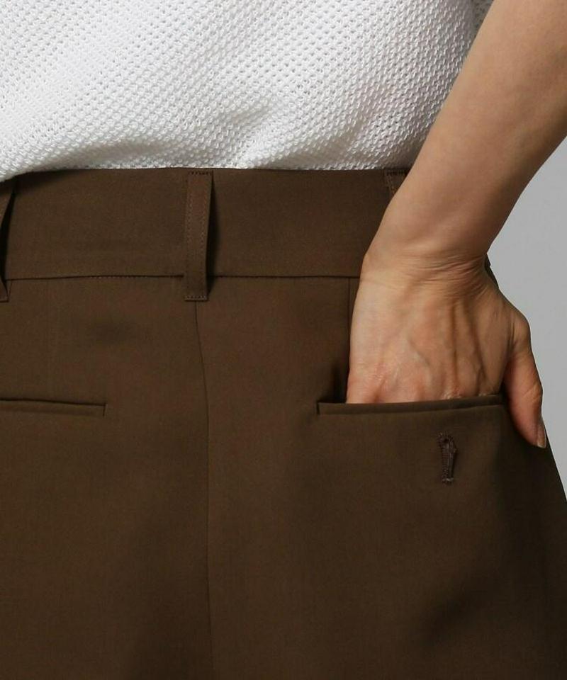 クロスワイドクロップドパンツ