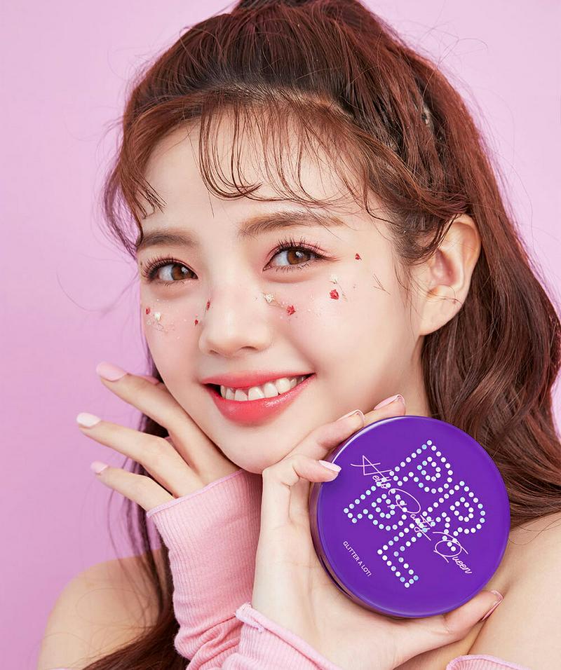 [ピーアールピーエル]ハローパーティークイーンアイシャドウ 46287 コスメ cosme 【MAKEUP】PRPL アイシャドウ パレット アイシャドウパレット アイ シャドウ ピンク レッド 赤 緑 ゴールド ブラウン パール ホワイト ラメ 水色 韓国 韓国コスメ ピーアールピーエル