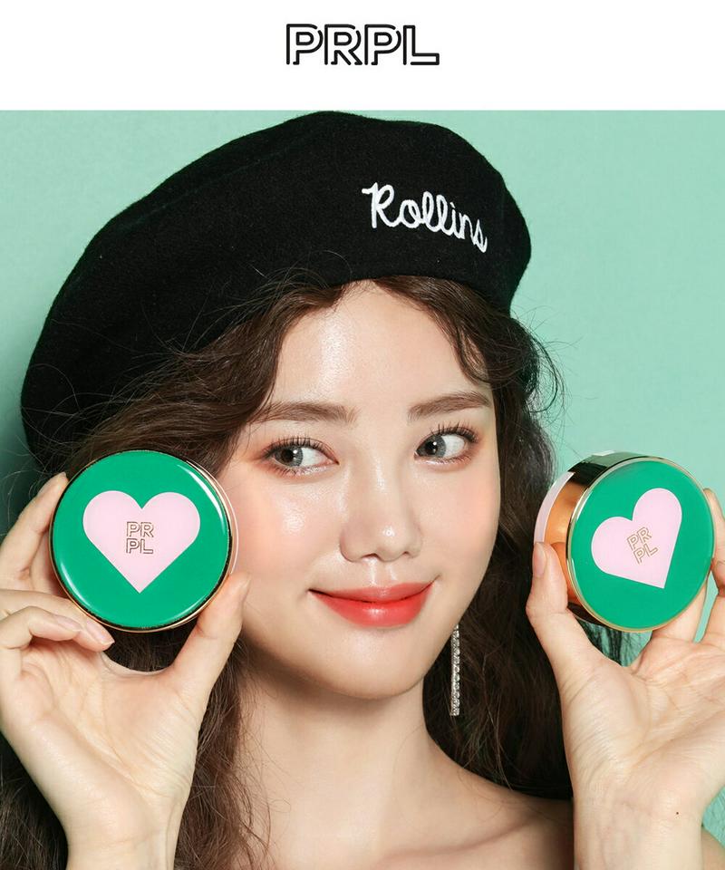 【30%OFF SALE】[ピーアールピーエル]キスアンドハートクッション(グリーン) 46271 コスメ【cosme】【PRP