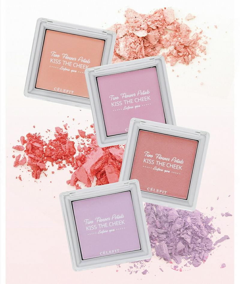[セレフィット]キスザチーク04ロータス・46784 コスメ【cosme】【MAKEUP】【CELEFIT チーク ブラッシャー プレスト パープル 紫 透明感 韓国 韓国コスメ】【B2C】