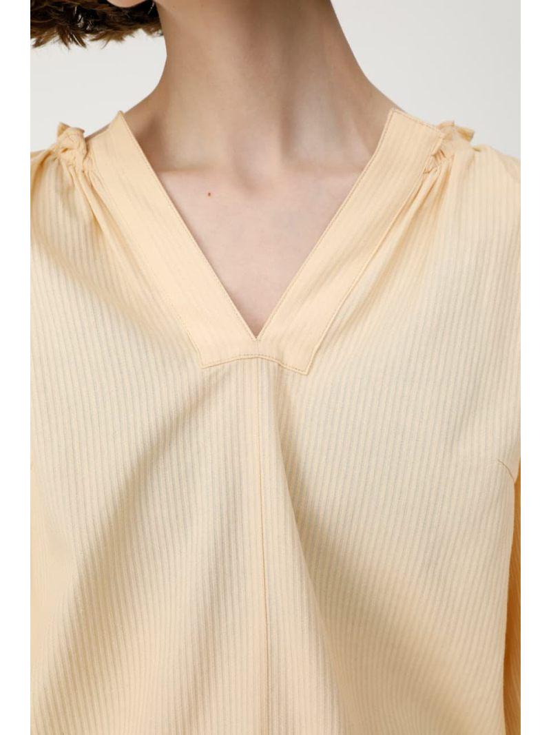 GATHER SKIPPER NECK ブラウス（MOUSSY）