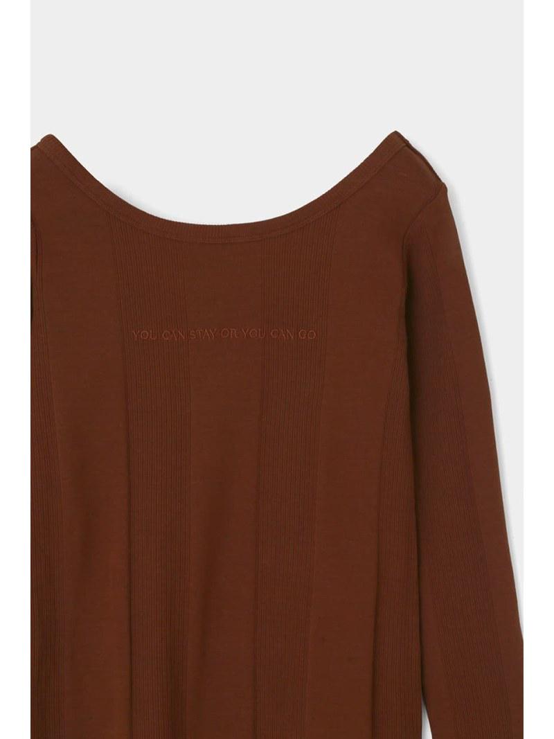 BACK SHAN MESSAGE RIB トップス（MOUSSY）
