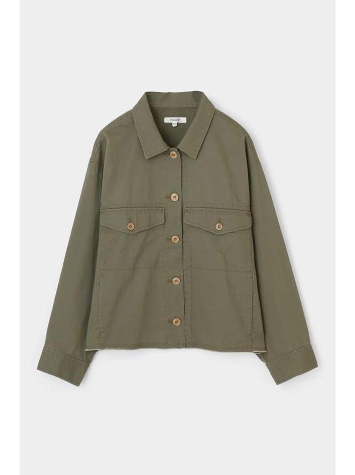 COTTON MILITARY シャツ（MOUSSY）