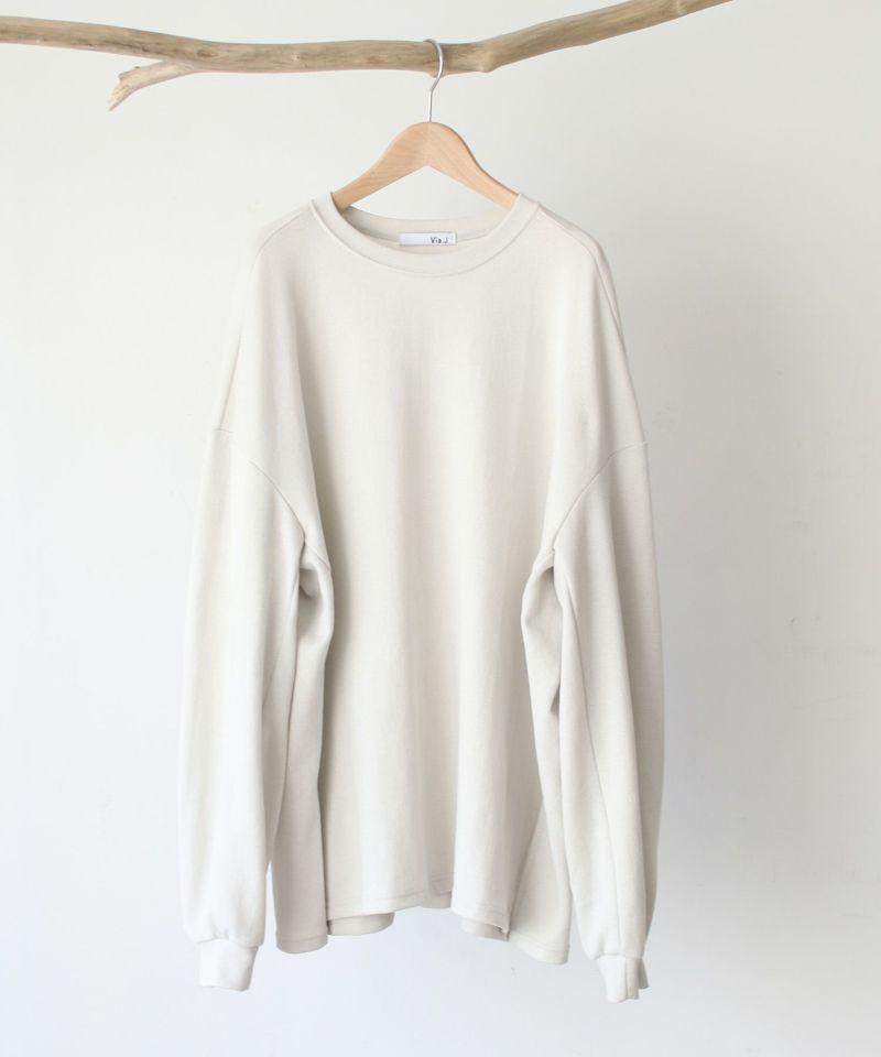 via j(ヴィアジェイ)サイドスリットロングTシャツ