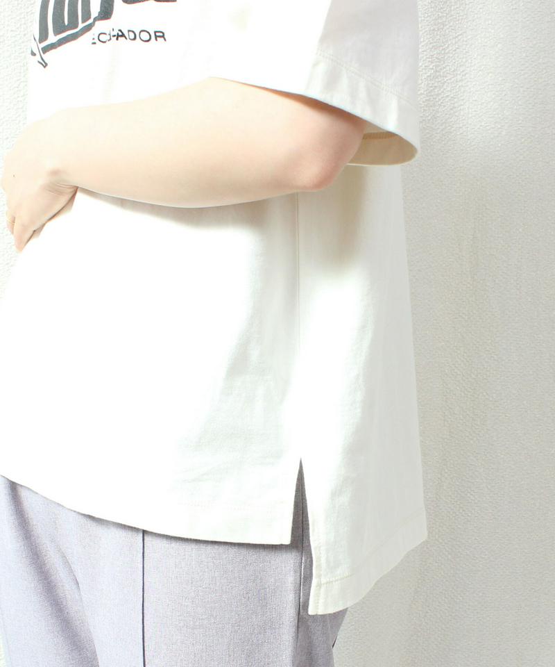 ○CLASSIC天竺ロゴプリントBIG-Tシャツ（caph troupe）