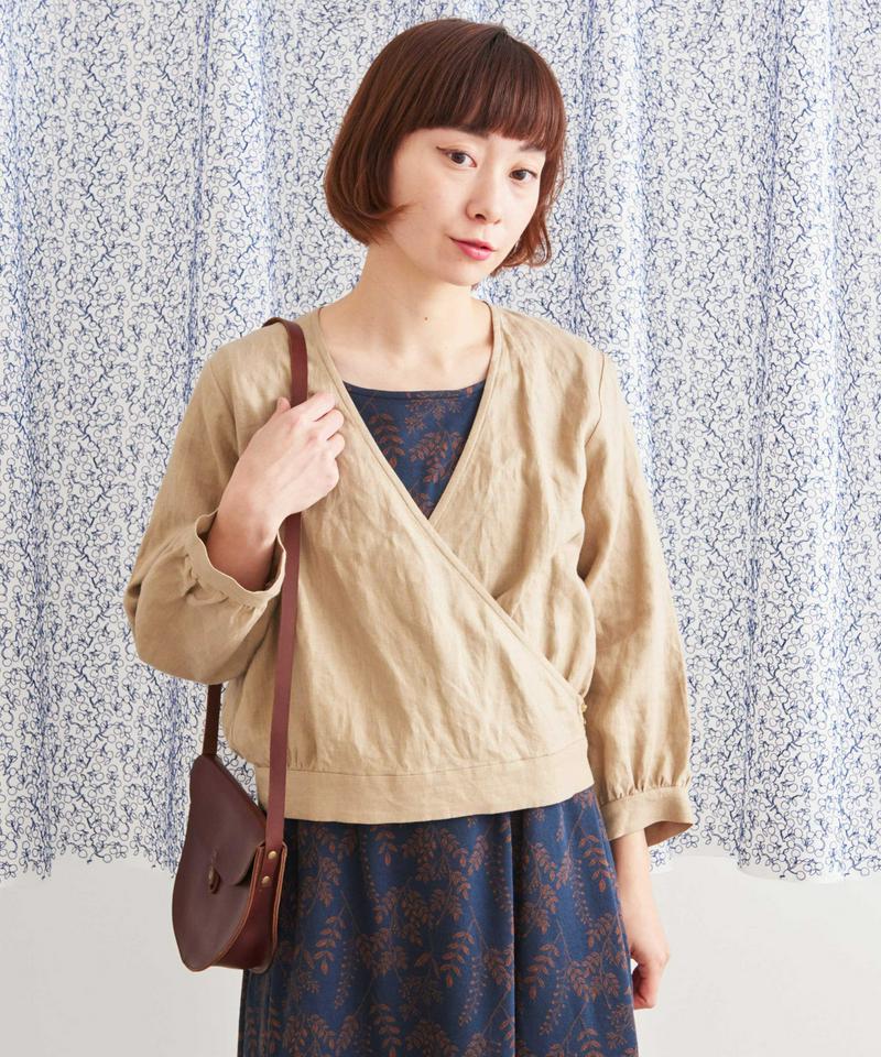 JAPANLINEN　カシュクールブラウス（Lene non finito）