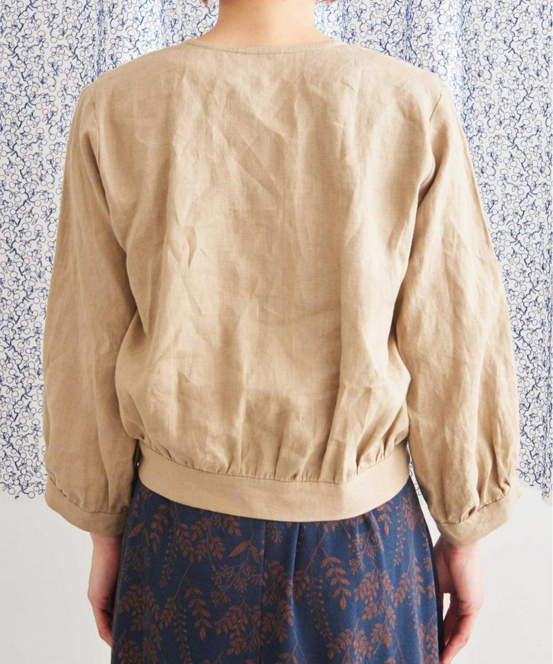 JAPANLINEN　カシュクールブラウス（Lene non finito）