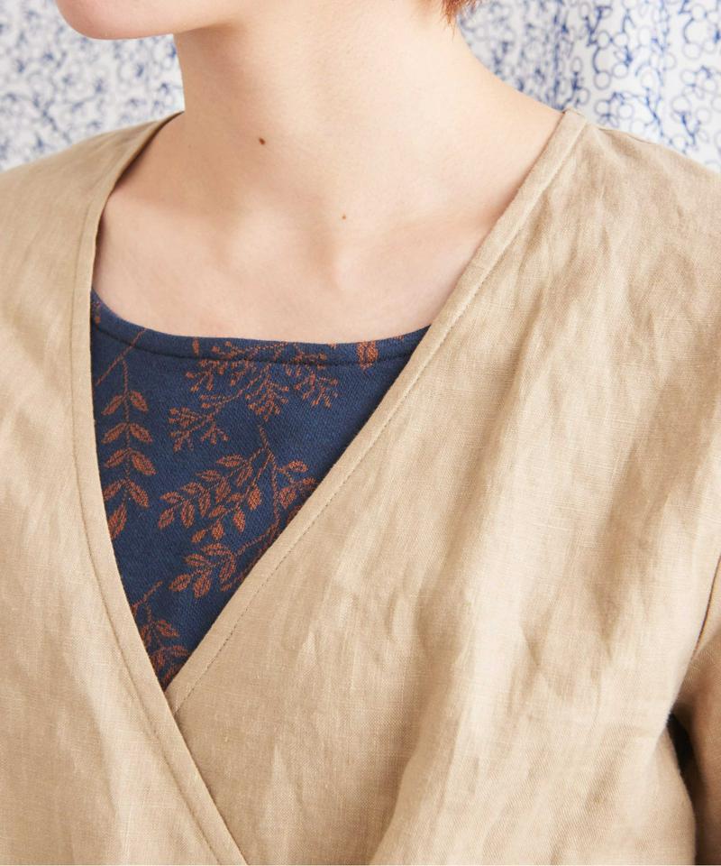 JAPANLINEN　カシュクールブラウス（Lene non finito）
