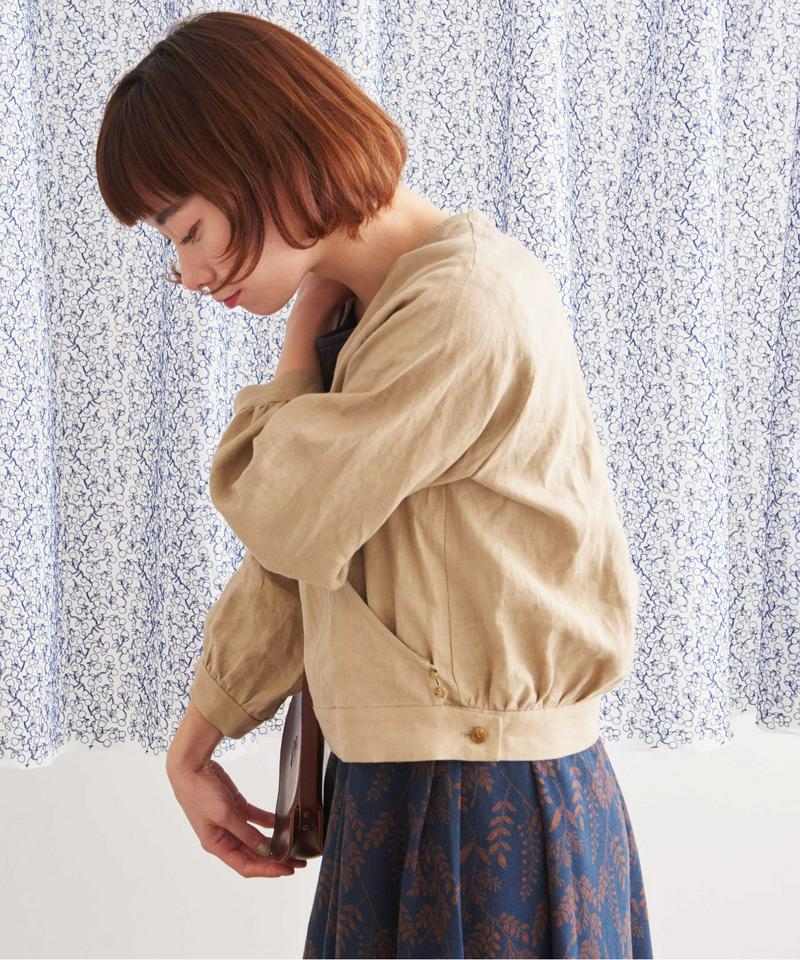 JAPANLINEN　カシュクールブラウス（Lene non finito）