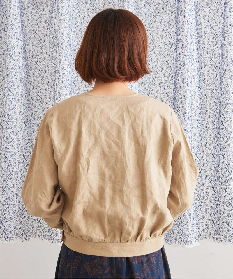 JAPANLINEN　カシュクールブラウス（Lene non finito）