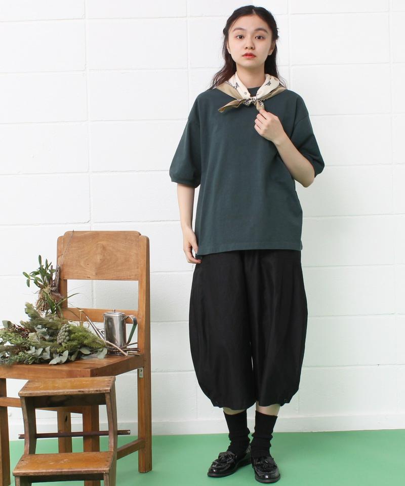 mat　USAコットン18/-天竺製品染め リブプルオーバー（mat quotidien）