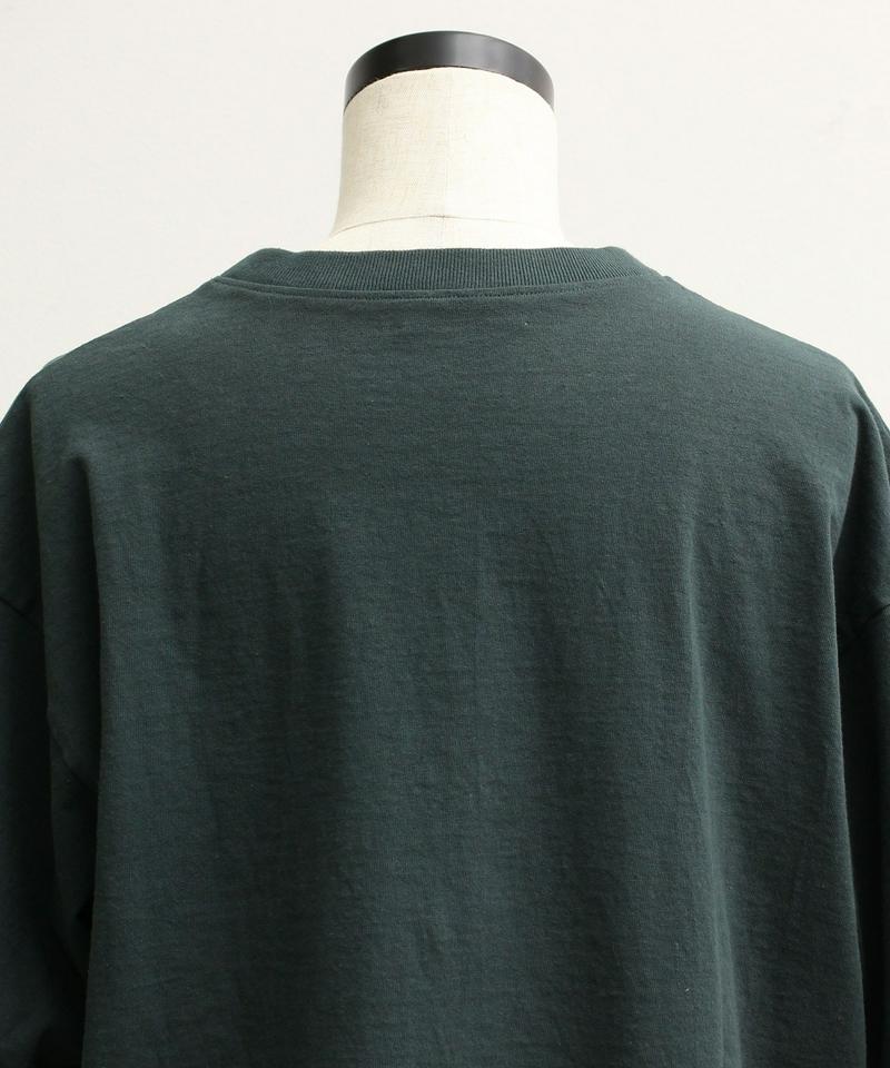 mat　USAコットン18/-天竺製品染め リブプルオーバー（mat quotidien）