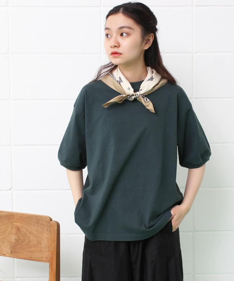 mat　USAコットン18/-天竺製品染め リブプルオーバー（mat quotidien）