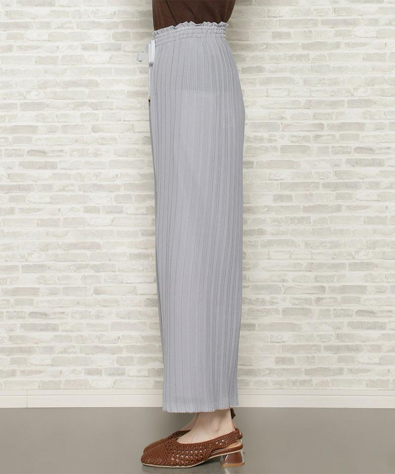 シフォンプリーツパンツ