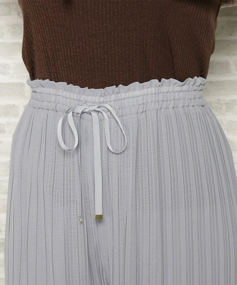 シフォンプリーツパンツ