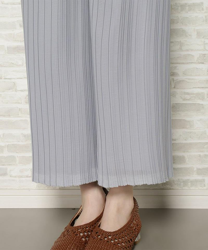 シフォンプリーツパンツ