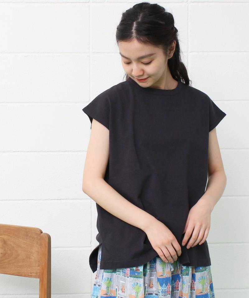 mat　USAコットン18/-天竺製品染め フレンチプルオーバー（mat quotidien）