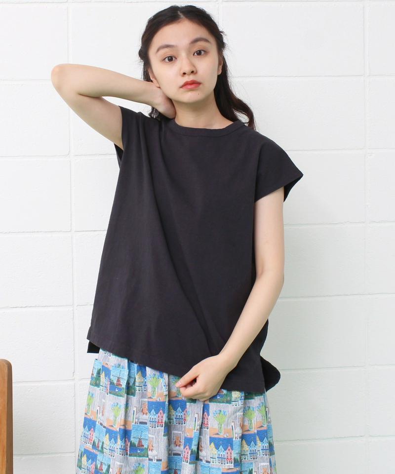 mat　USAコットン18/-天竺製品染め フレンチプルオーバー（mat quotidien）