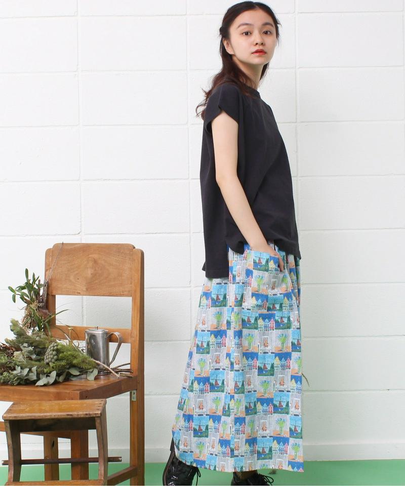 mat　USAコットン18/-天竺製品染め フレンチプルオーバー（mat quotidien）