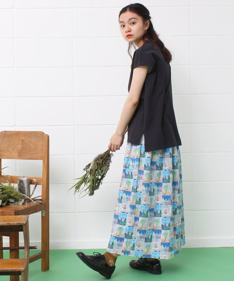 mat　USAコットン18/-天竺製品染め フレンチプルオーバー（mat quotidien）