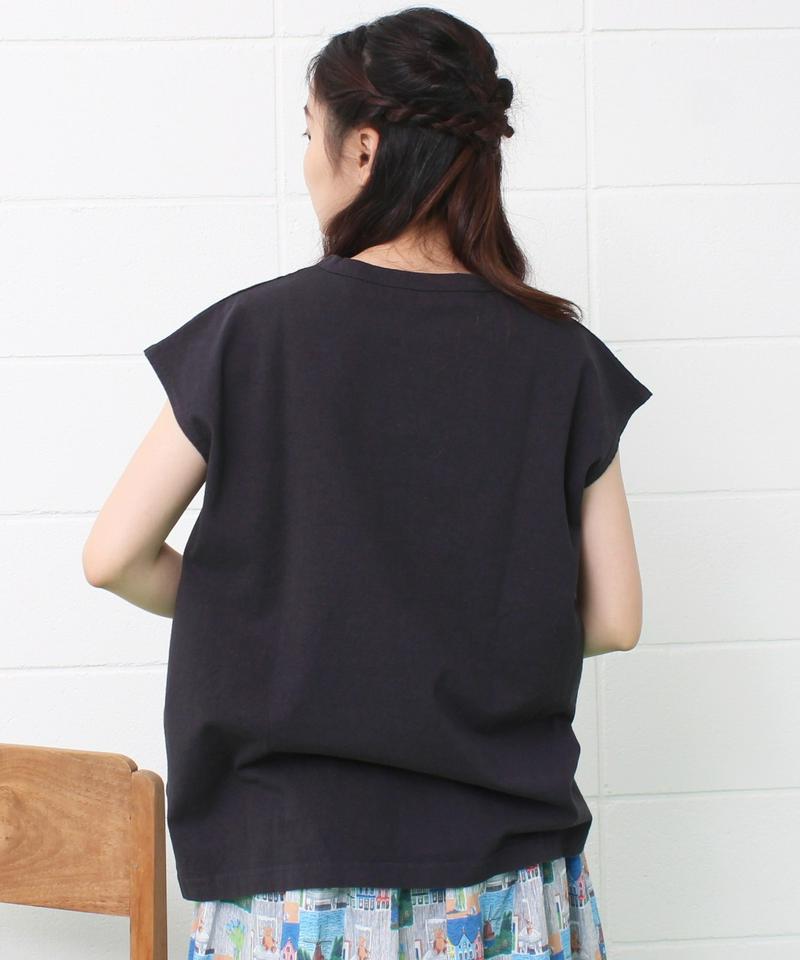 mat　USAコットン18/-天竺製品染め フレンチプルオーバー（mat quotidien）