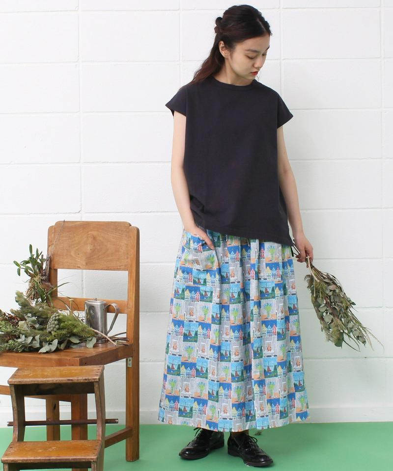 mat　USAコットン18/-天竺製品染め フレンチプルオーバー（mat quotidien）