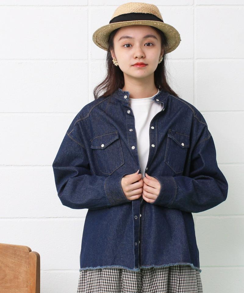 mat　デニムウエスタンヨークシャツ（mat quotidien）