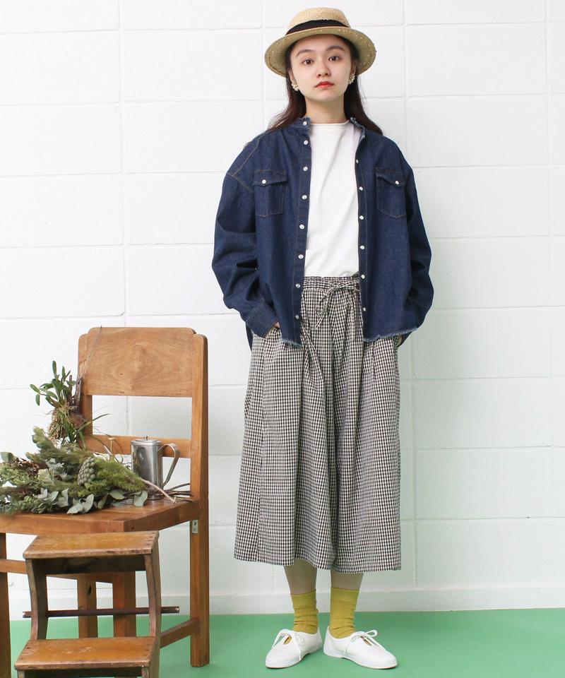 mat　デニムウエスタンヨークシャツ（mat quotidien）