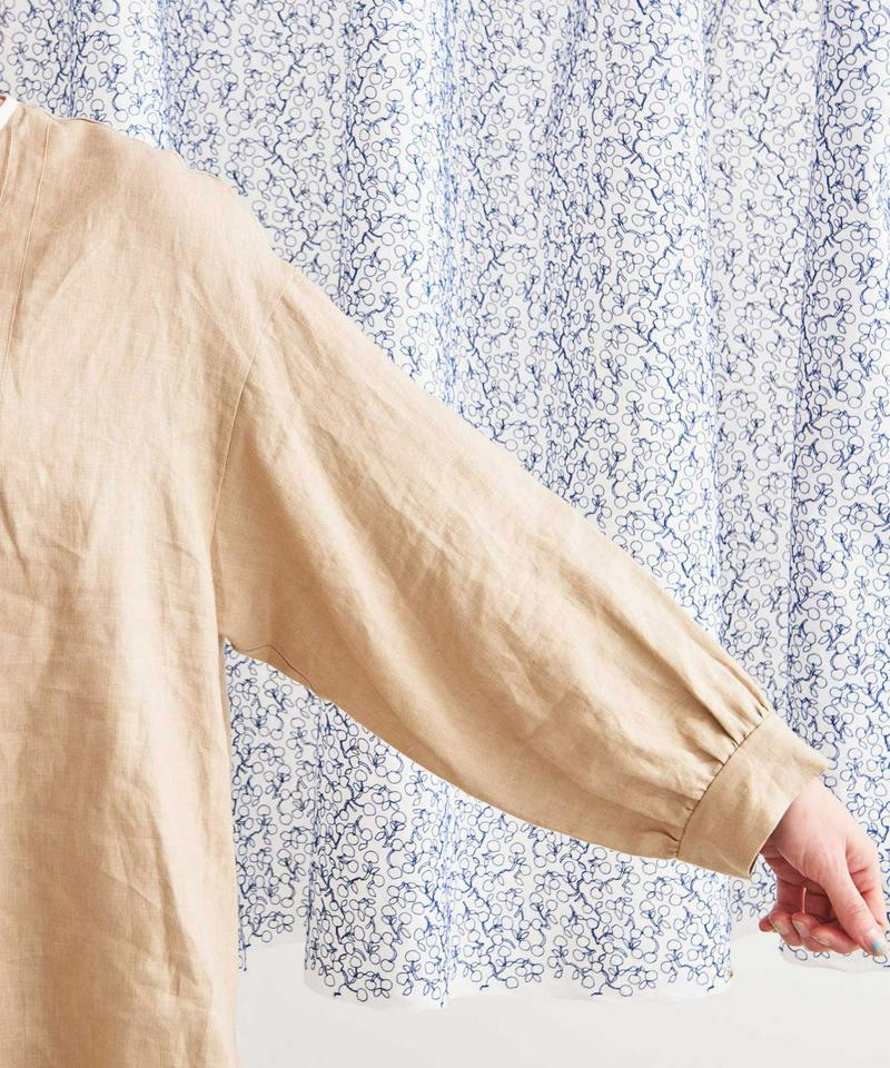 JAPANLINEN　ピンタックブラウス（Lene non finito）