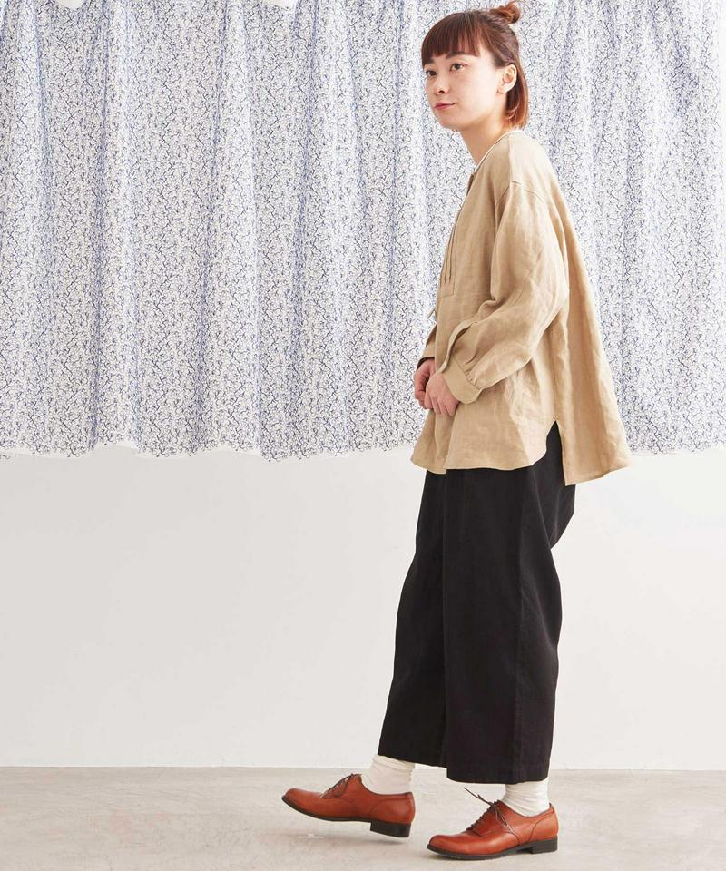 JAPANLINEN　ピンタックブラウス（Lene non finito）
