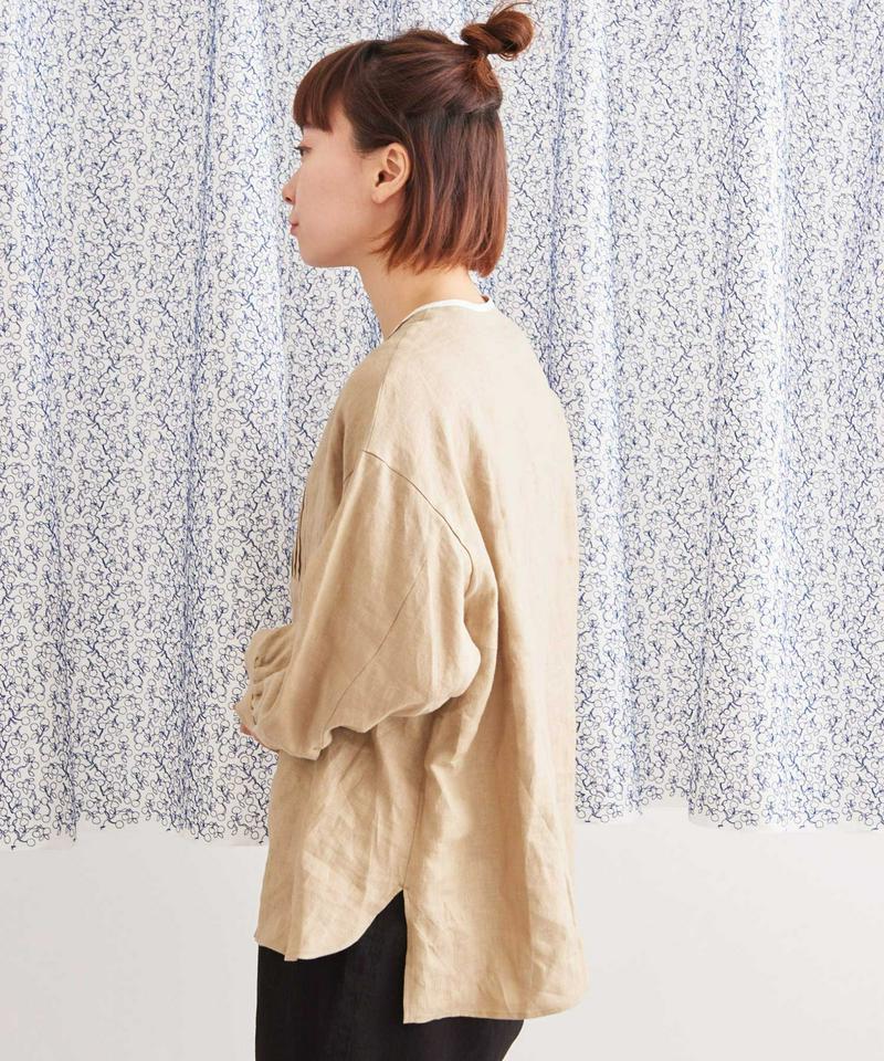 JAPANLINEN　ピンタックブラウス（Lene non finito）