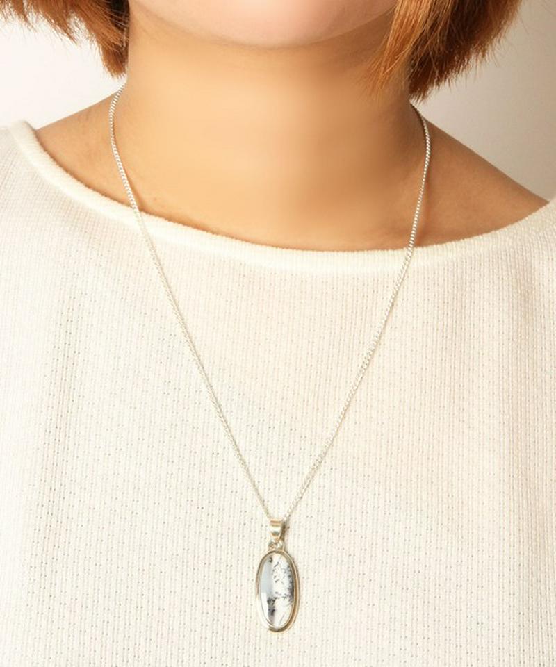 【フランス買付】デントリティックアゲートネックレス