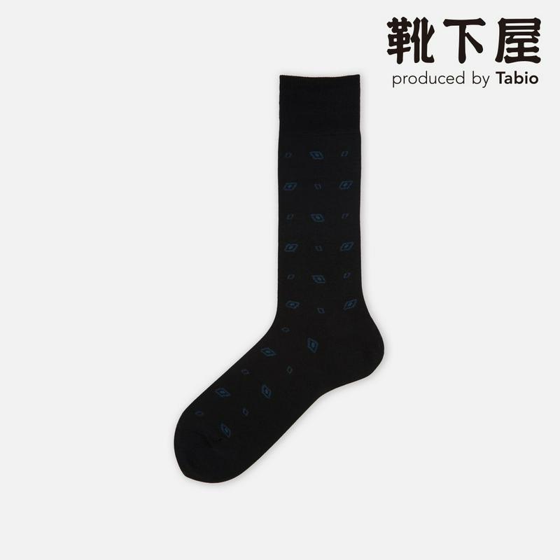 【あす楽】【Tabio MEN】 メンズブークレ小紋レギュラー丈ソックス / 靴下屋 靴下 タビオ くつ下 メンズ 日本製