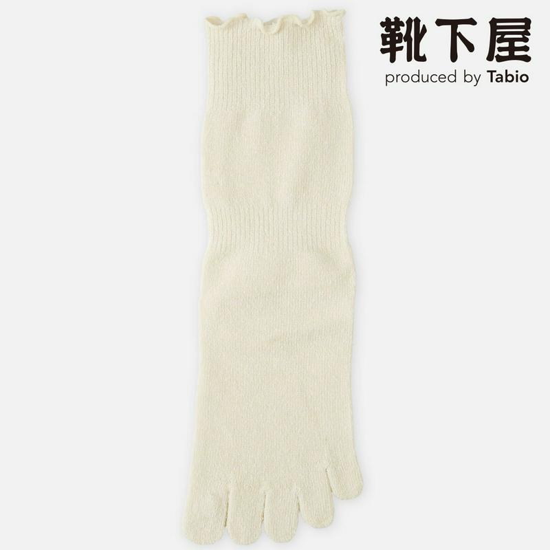 【あす楽】【TABIO LEG LABO】 カテキン絹紬糸五本指引き揃えクルー 22.0〜24.0cm / 靴下屋 靴下 タビオ くつ下 5本指 五本指 5本指靴下 五本指靴下 5本指ソックス 五本指ソックス レディース 日本製