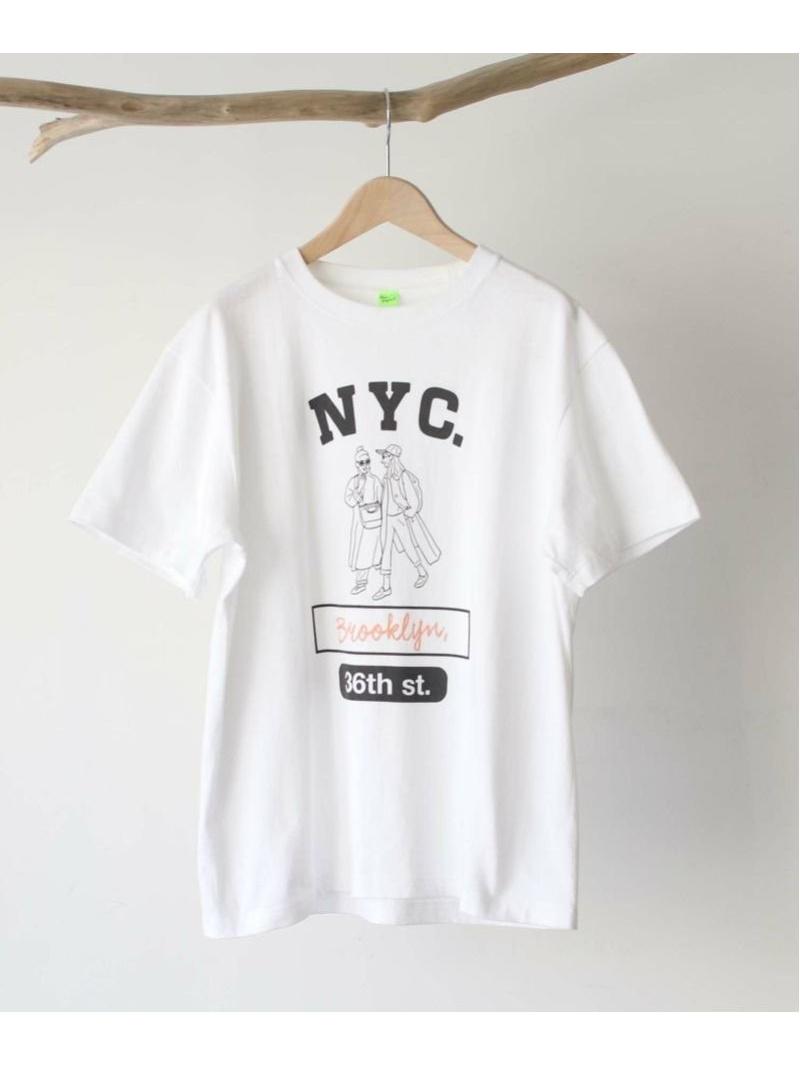 "NYC"プリントTシャツ（New Yoghurt）