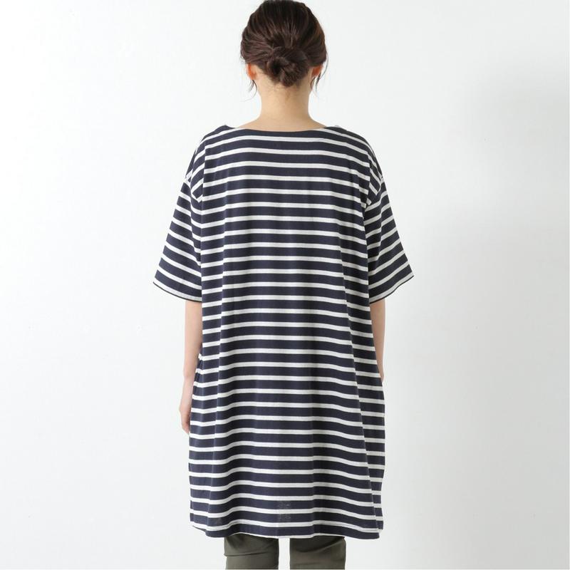 ゆったり着心地の良い５分袖チュニックＴシャツ