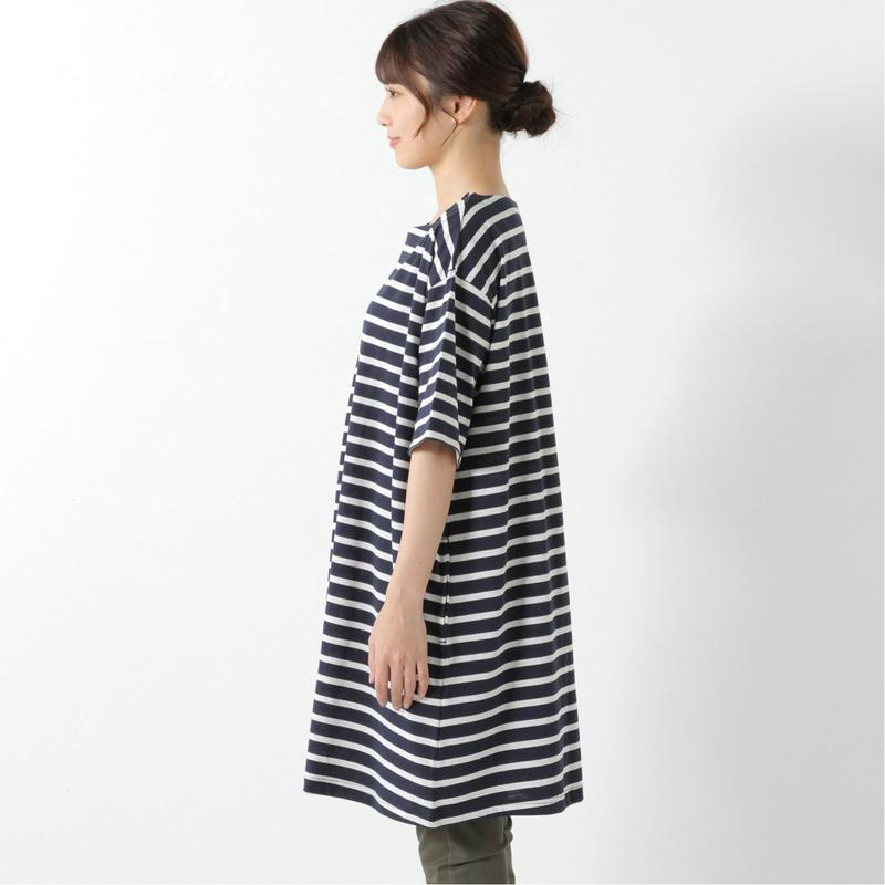 ゆったり着心地の良い５分袖チュニックＴシャツ