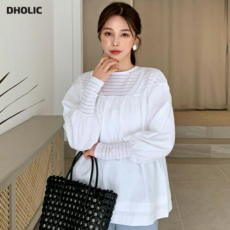 シアーラインフレアTシャツ・全2色・b61389 レディース【tops】【トップス Tシャツ フレア フレアトップス シアー 透