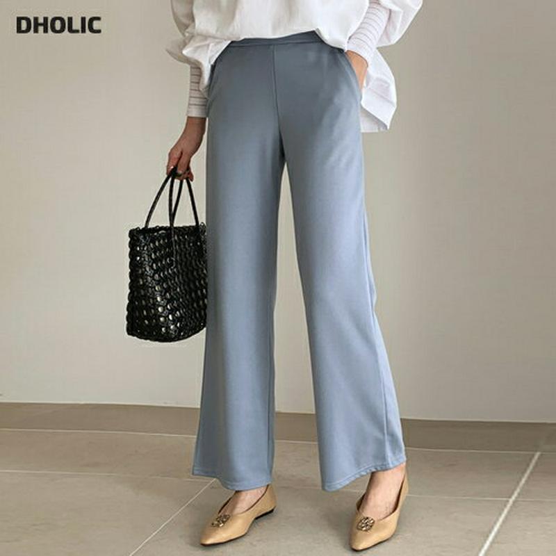 ウエストストレッチパンツ・全3色・b61409 レディース【pt】【パンツ ロングパンツ ズボン ボトムス 単色 無地 シンプル