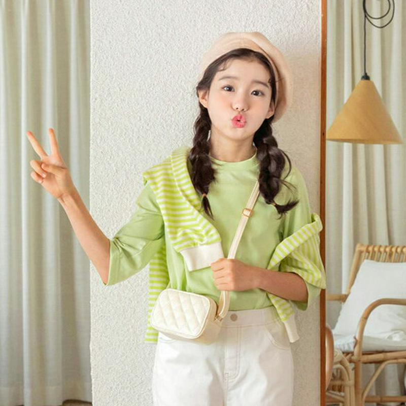 ソリッドカラーTシャツ・p000041 【tops】【トップス Tシャツ 半袖 ハーフスリーブ 単色 無地 シンプル ベーシック