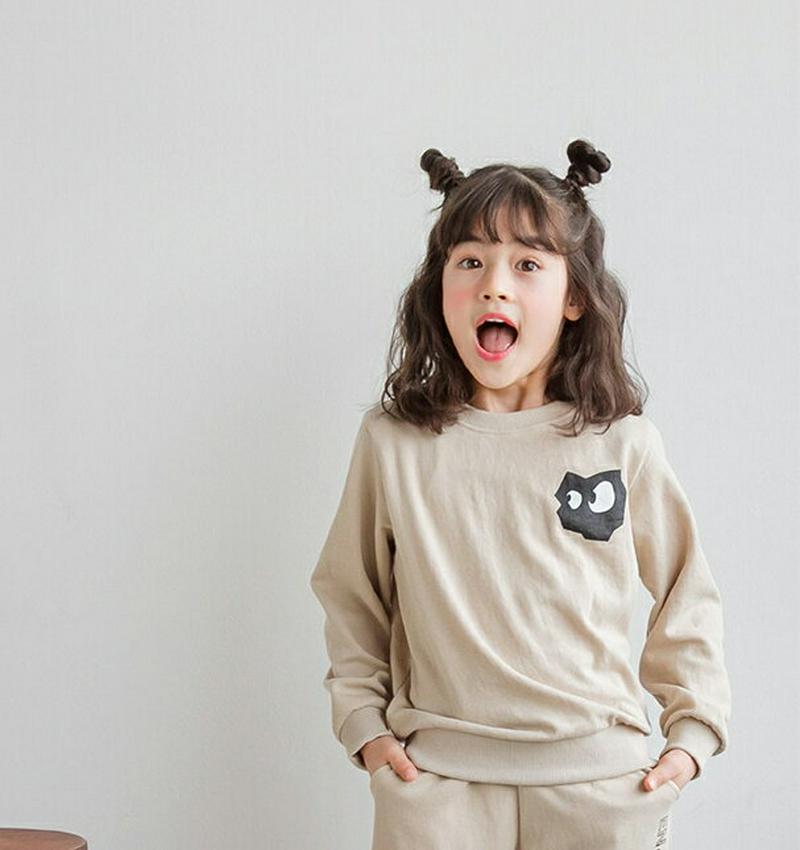 ポイントスウェット p000140 キッズ 【3~8才】【tops】【韓国 ファッション トップス スウェット ラウンドネック ロゴ キャラックター 無地 男の子 女の子 ユニセックス 男女兼用 幼稚園児キッズ 子供 子供用 ベビー用 秋 春】【KIDS】