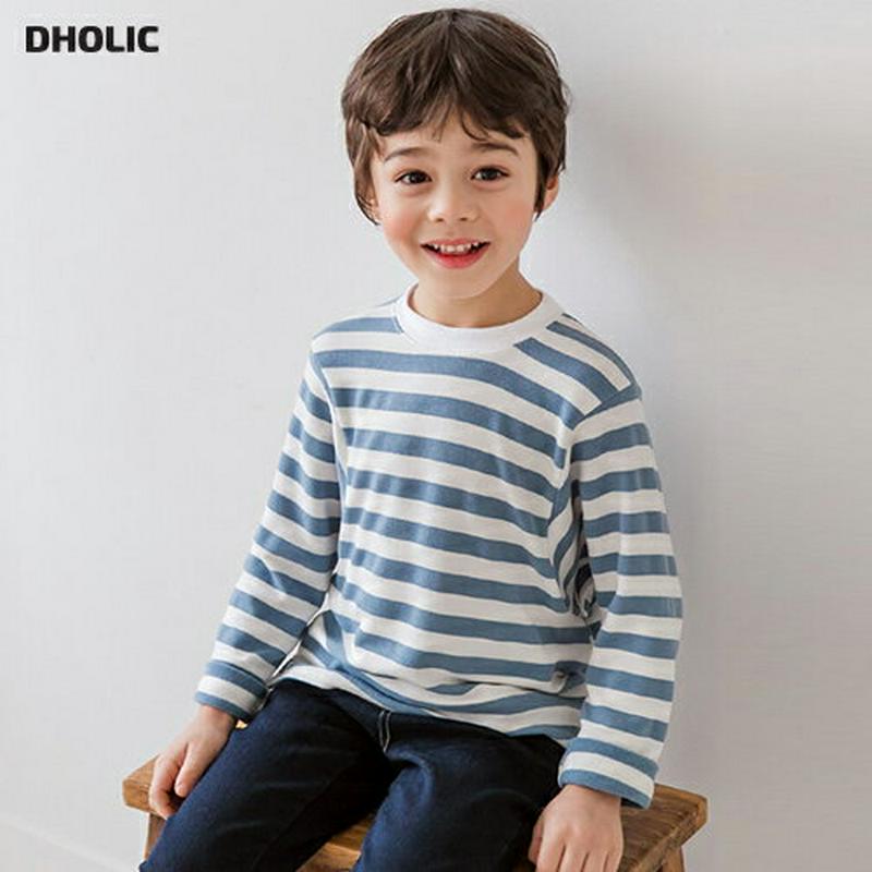 ラグランボーダーTシャツ・p000190 キッズ【3~8才】【tops】【トップス Tシャツ 長袖 ラウンドネック ボーダー 綿 コットン カジュアル かわいい 子供服 キッズ ジュニア 子供 こども 男の子】【KIDS】