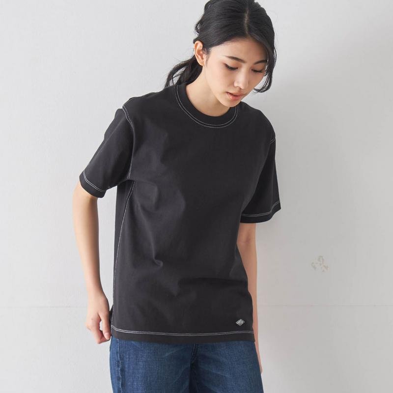 配色ステッチＴシャツ【綿１００％】（ダントン／DANTON）